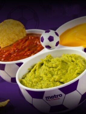 METRO PCS T MOBILE TUESDAY SOCCER-THEMED TRIO BOWL